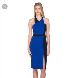 SALE NWT Badgley Mischka Colorblock Dress Sz10